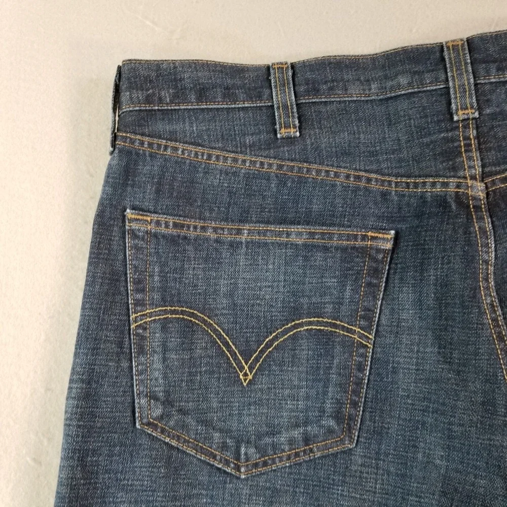 Levi's 501 jeans men's 40 x 30 regular fit straight blue button fly denim pants